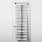 Over The Door 26 Shelf Mesh Shoe Organizer Light Gray - Brightroom™: Hanging Shoe Storage, Closet Organizer, Holds 13 Pairs