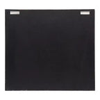 Armoire murale de rangement en bois avec 2 portes coulissantes de style grange – Gris rustique, 3 étagères