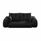 Canapé-lit convertible 3-en-1 Teddy – Fausse fourrure de mouton, 78,7 po L, capacité de 136 kg