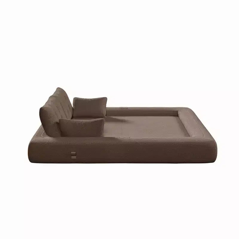 Canapé-lit convertible 3-en-1 Teddy – Fausse fourrure de mouton, 78,7 po L, capacité de 136 kg