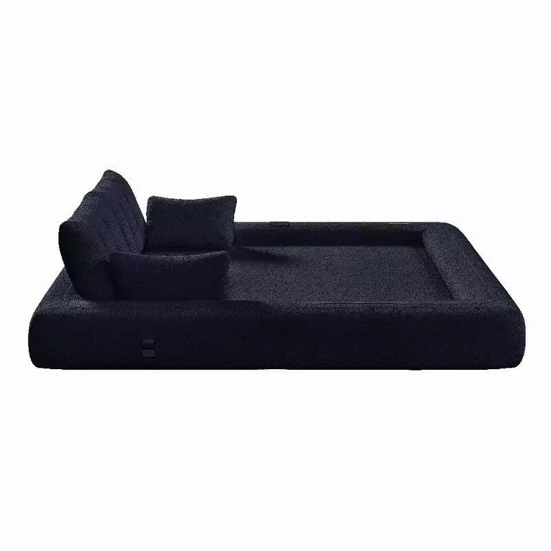 Canapé-lit convertible 3-en-1 Teddy – Fausse fourrure de mouton, 78,7 po L, capacité de 136 kg
