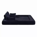 Canapé-lit convertible 3-en-1 Teddy – Fausse fourrure de mouton, 78,7 po L, capacité de 136 kg