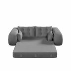 Canapé-lit convertible 3-en-1 Teddy – Fausse fourrure de mouton, 78,7 po L, capacité de 136 kg