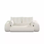 Canapé-lit convertible 3-en-1 Teddy – Fausse fourrure de mouton, 78,7 po L, capacité de 136 kg