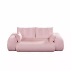 Canapé-lit convertible 3-en-1 Teddy – Fausse fourrure de mouton, 78,7 po L, capacité de 136 kg
