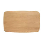 Ensemble de salle à manger 5 pièces style milieu de siècle – Table en bois d'hévéa et 4 chaises rembourrées, 4 places