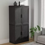 PexFix Freestanding Wood Pantry Cabinet Kitchen Storage Organizer With Shelves & Doors Large Capacity
