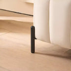 Banc ottoman de rangement en velours de 125 cm avec pieds en métal – Pour le pied de lit ou l'entrée