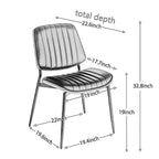 Lot de 2 chaises de salle à manger Mid-Century – Similicuir, dossier en bois courbé de noyer et pieds en métal