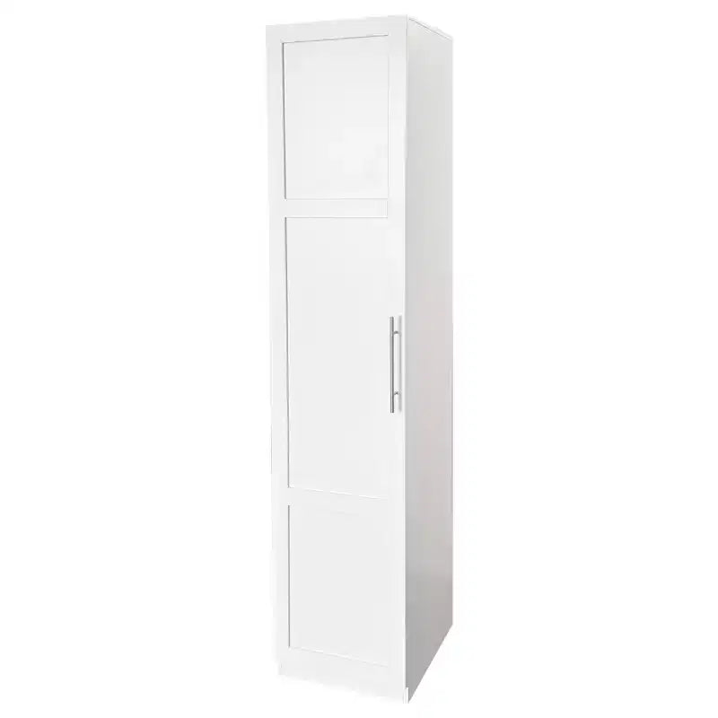Armoire de cuisine moderne – 6 étagères, 6 rangements latéraux et étagères réglables, 180 cm de hauteur