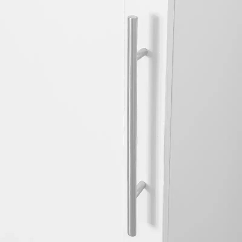 Armoire de cuisine moderne – 6 étagères, 6 rangements latéraux et étagères réglables, 180 cm de hauteur