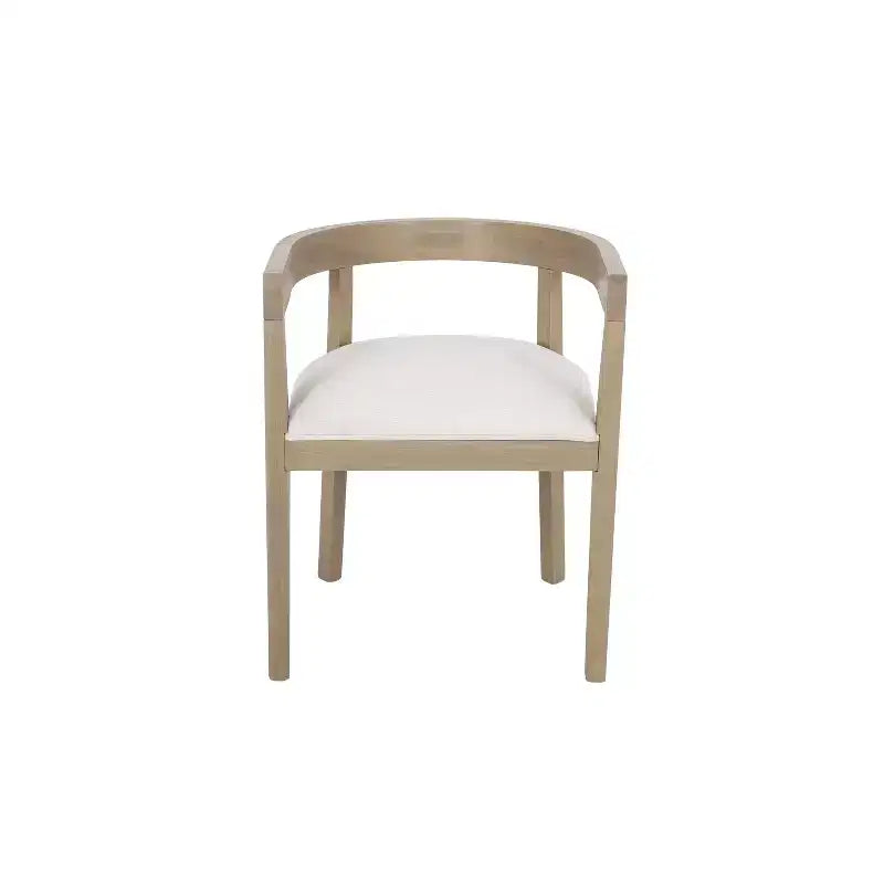 Ensemble de salle à manger rustique 7 pièces en hévéa – Table ovale 224 cm et 6 fauteuils rembourrés