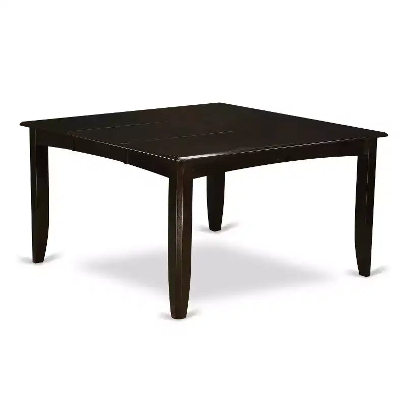 Ensemble de salle à manger 9 pièces – Table extensible et 8 chaises rembourrées, Cappuccino foncé