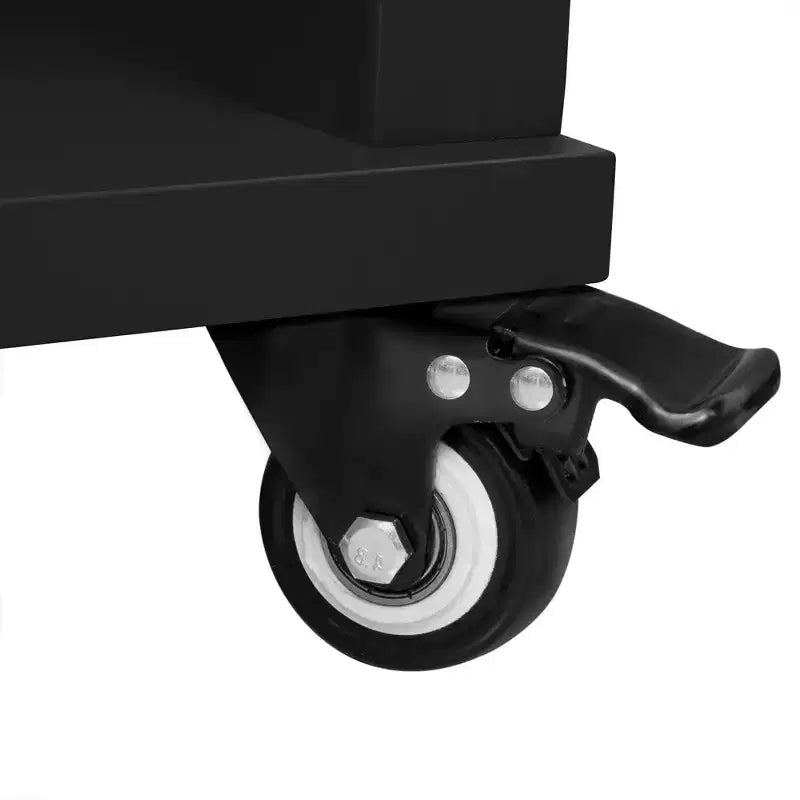 Îlot de cuisine roulant de 119 cm avec table extensible, rangement et prise de courant intégrée