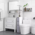 GDFStudio Bastien Modern 53.75'' Tall Bathroom Storage Cabinet with 2 Drawers, 1 Cabinet and 2 Open Shelves