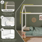 Cadre de lit Montessori au sol avec barrières de sécurité – Métal, simple et double, pour enfants