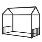 Cadre de lit Montessori au sol avec barrières de sécurité – Métal, simple et double, pour enfants