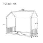 Cadre de lit Montessori au sol avec barrières de sécurité – Métal, simple et double, pour enfants