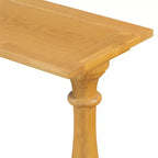 63 Table d'appoint vintage jaune moderne étroite pour entrée, salon, bureau, foyer et chambre à coucher