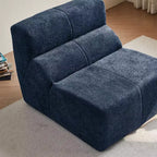 Fauteuil de relaxation moderne en mousse avec repose-pieds – Canapé futon ultra-doux pour chambre, salon et bureau