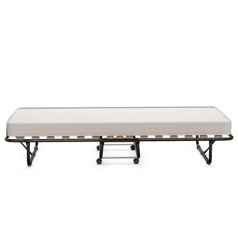 Lit pliant d'appoint avec matelas en mousse à mémoire de forme – Capacité de 109 kg