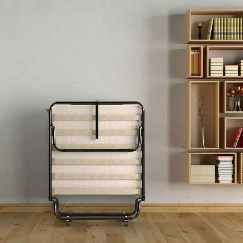 Lit pliant d'appoint avec matelas en mousse à mémoire de forme – Capacité de 109 kg