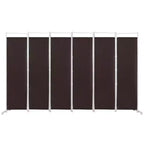 Paravent pliant 6 panneaux – Cadre en acier, Polyester, 3 m x 1,8 m