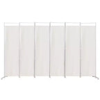 Paravent pliant 6 panneaux – Cadre en acier, Polyester, 3 m x 1,8 m