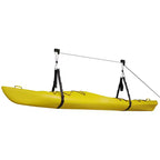 Système de poulies de levage de kayak au plafond – Capacité de 57 kg, Rangement pour garage et abri de jardin