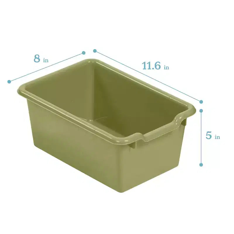 Casier pour enfants à 5 sections avec 10 bacs de rangement – Bois de bouleau, salle de classe et chambre à coucher