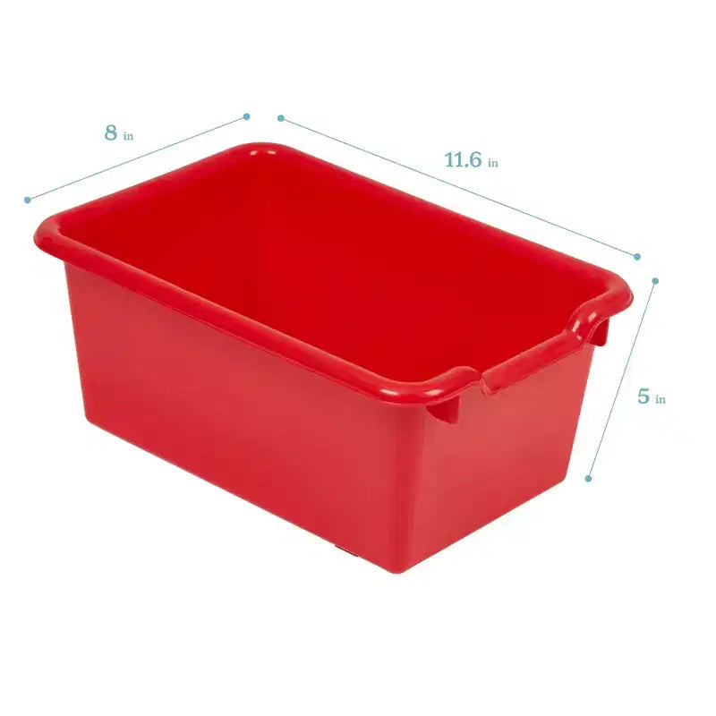 Casier pour enfants à 5 sections avec 10 bacs de rangement – Bois de bouleau, salle de classe et chambre à coucher