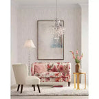 Table d'appoint ronde Glam – Base en feuille d'or et plateau miroir, 49,5 cm (L) x 65,4 cm (H)
