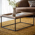 Table basse en chêne de style Mid-Century aux lignes épurées