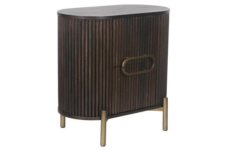 Armoire à 1 porte avec détails complexes et finition riche