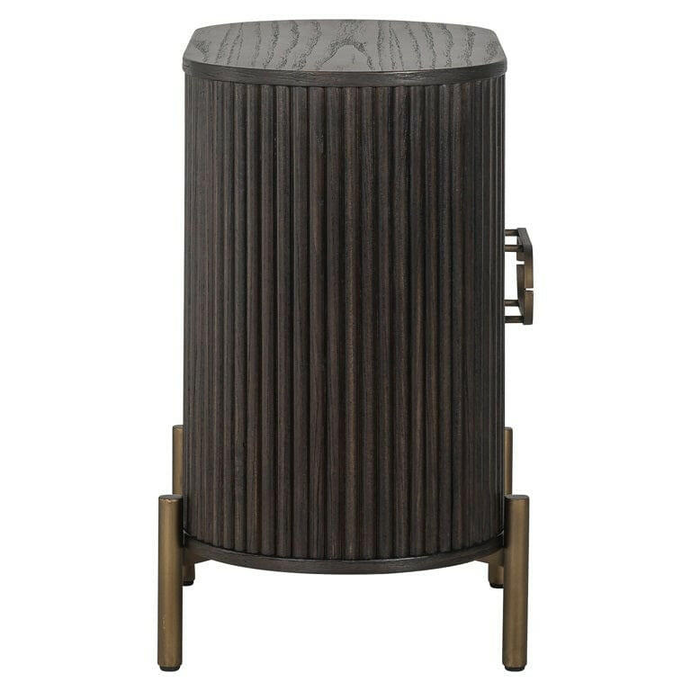 Armoire à 1 porte avec détails complexes et finition riche