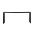 Console murale en placage de chêne noir